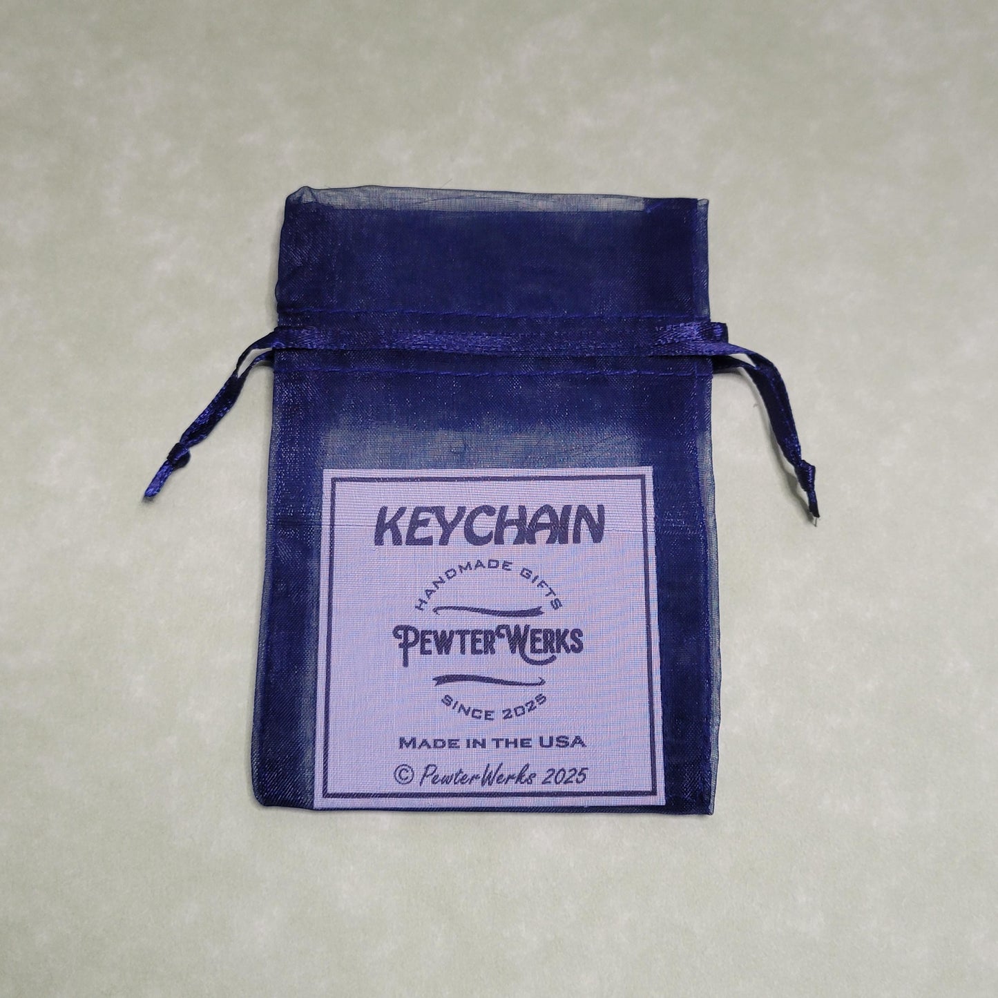 Nickel Plated 'Golf Ball Keychain' (Ball Marker sold separately)