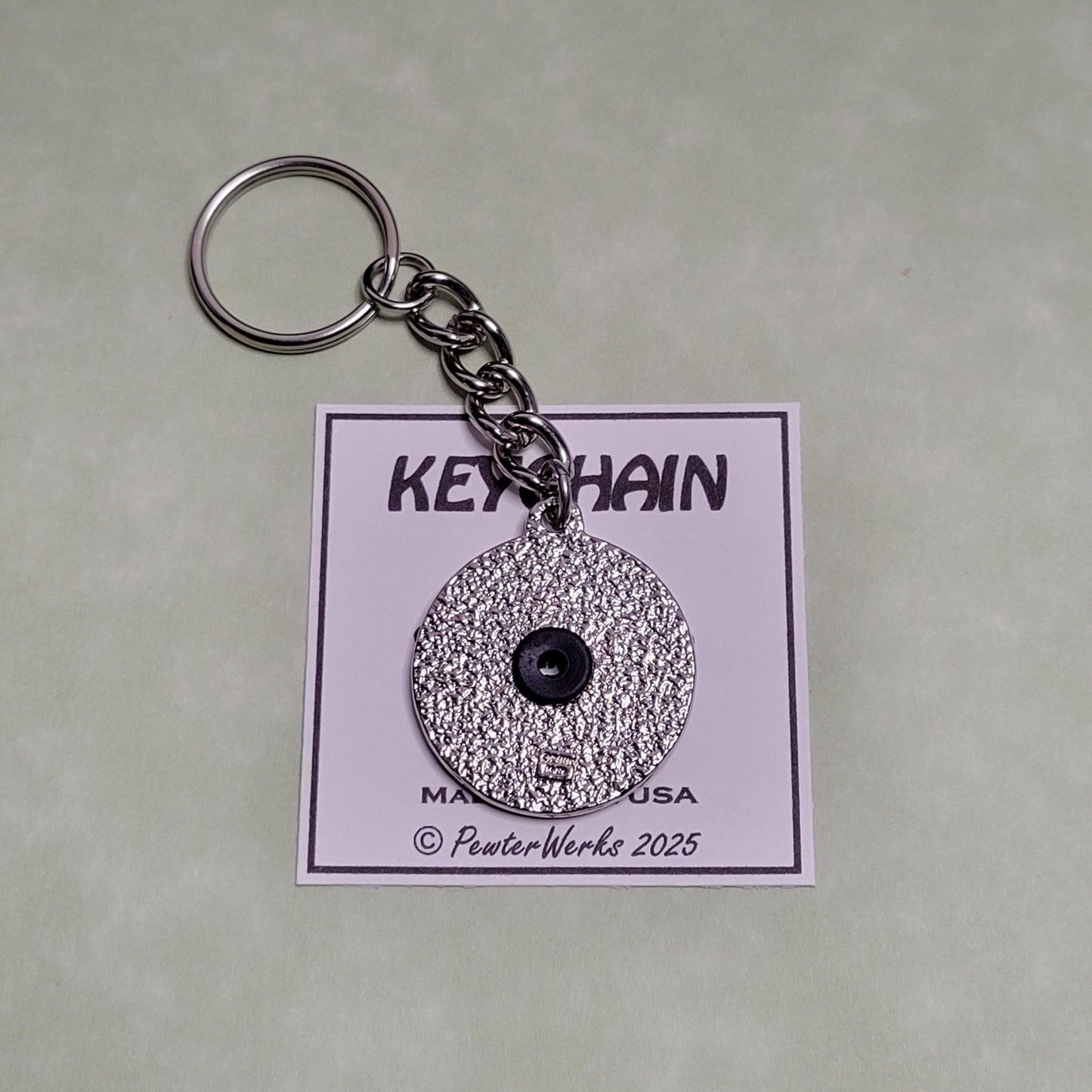 Nickel Plated 'Golf Ball Keychain' (Ball Marker sold separately)