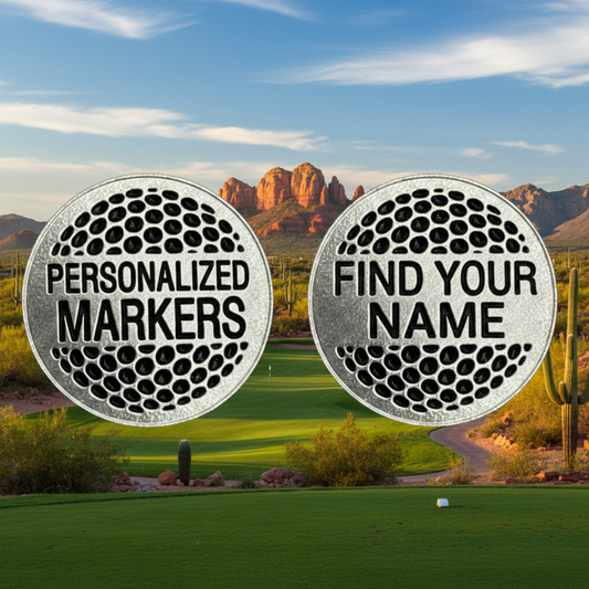 Personalized Golf Ball Markers - Find Your Name