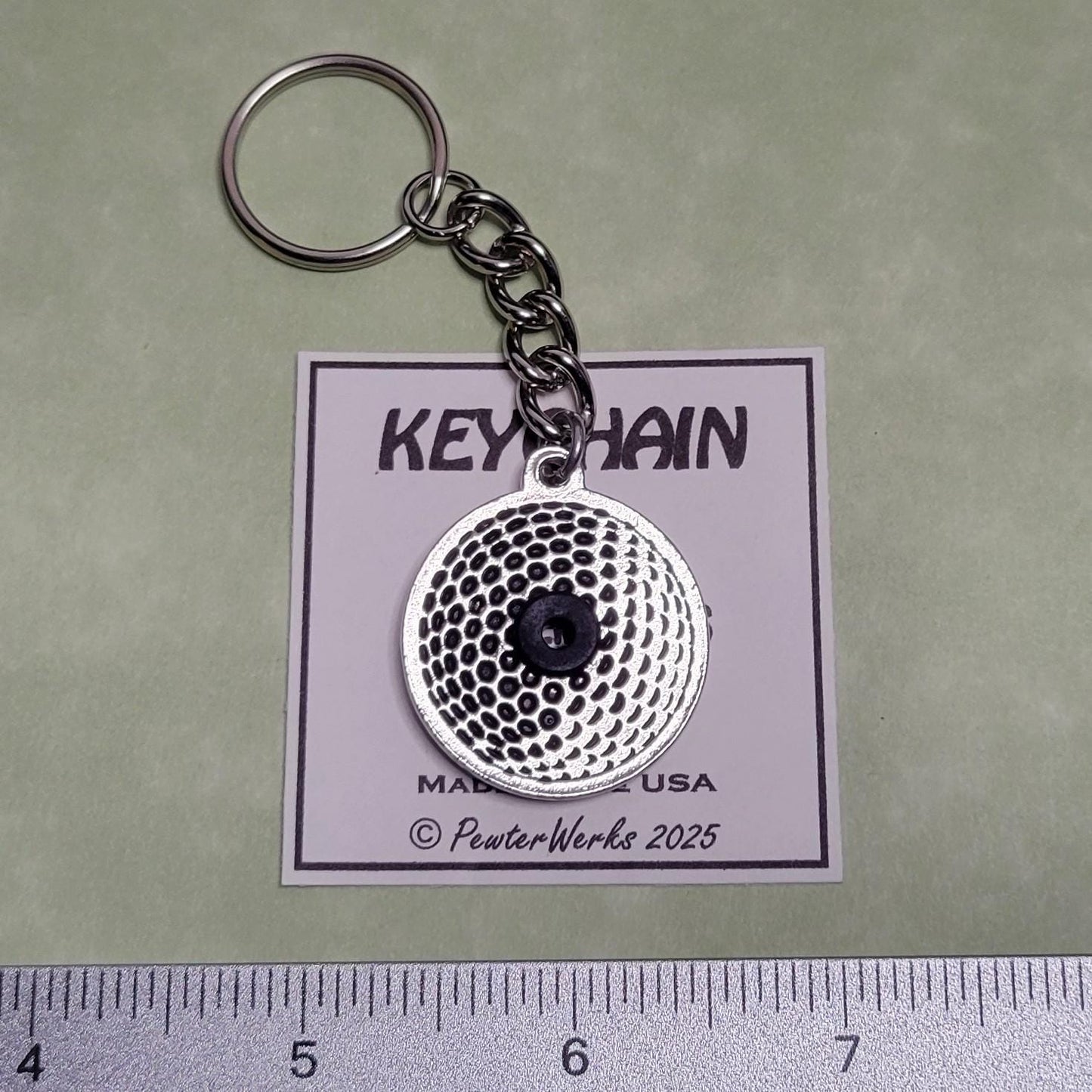 Nickel Plated 'Golf Ball Keychain' (Ball Marker sold separately)