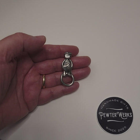 Handmade Pewter Eyeglass / ID Badge Holder Pin 'Dentist' Gift Bag Included.